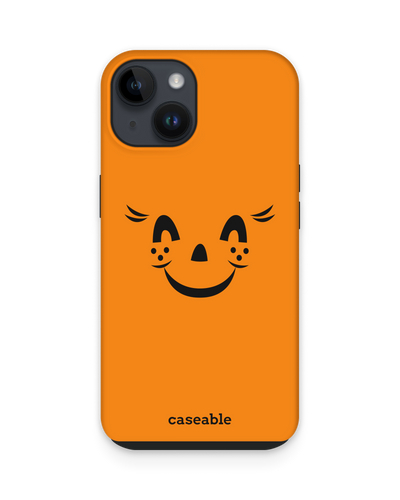 Pumpkin Smiles Premium Handyhülle für Apple iPhone 14