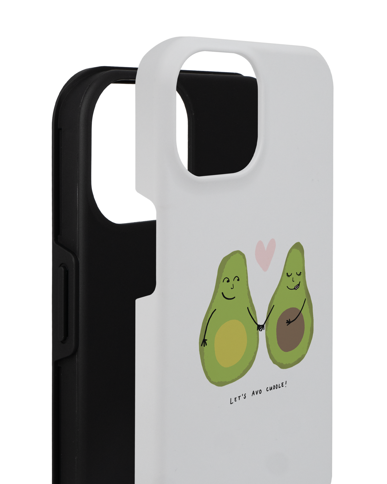 Avocado Premium Handyhülle für Apple iPhone 14 besteht aus 2 Teilen