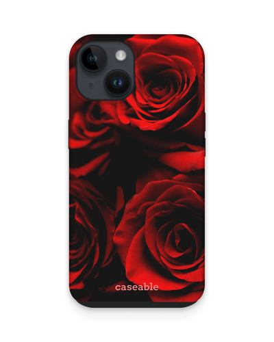 Red Roses Premium Handyhülle für Apple iPhone 15
