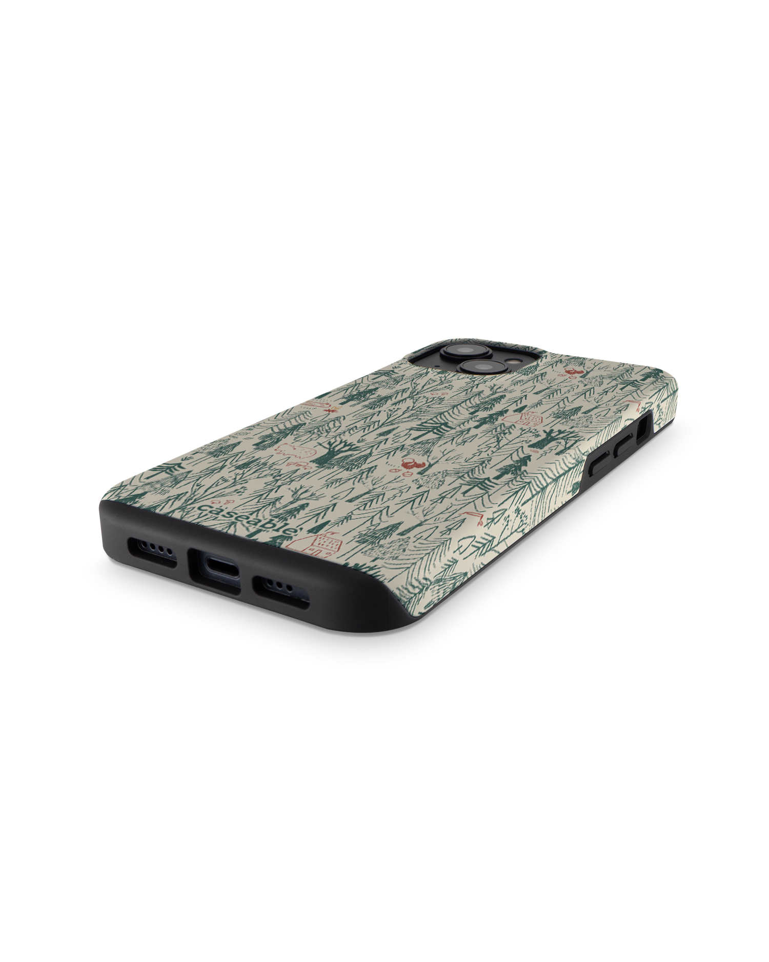 Wonder Forest Premium Handyhülle für Apple iPhone 14: Smartphone liegend