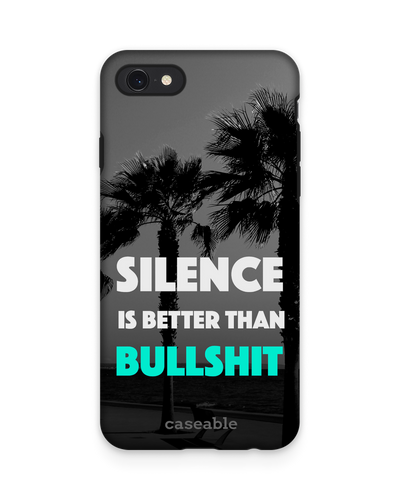 Silence is Better Premium Handyhülle Apple iPhone 6, Apple iPhone 6s