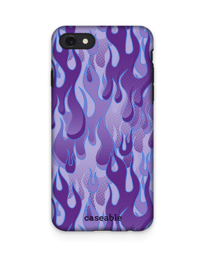 Purple Flames Premium Handyhülle Apple iPhone 6, Apple iPhone 6s