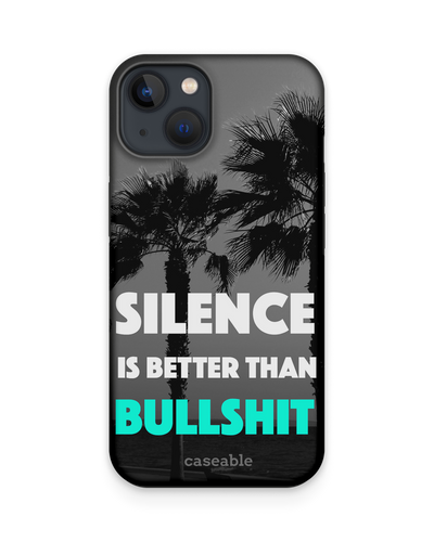 Silence is Better Premium Handyhülle Apple iPhone 13