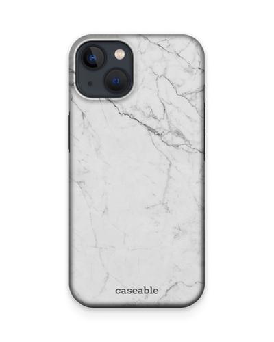 White Marble Premium Handyhülle Apple iPhone 13