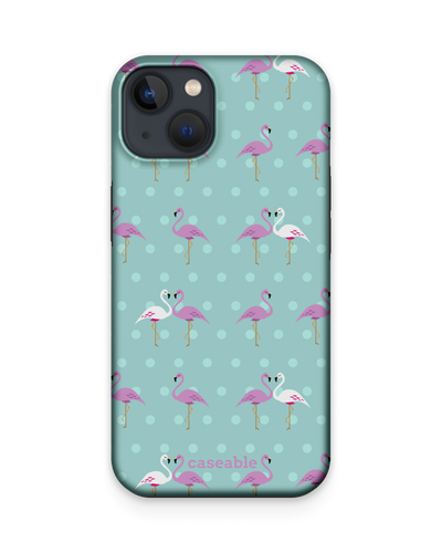 Two Flamingos Premium Handyhülle Apple iPhone 13