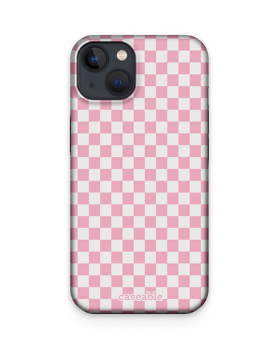 Pink Checkerboard Premium Handyhülle Apple iPhone 13