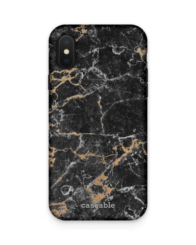 Marble and Gold Premium Handyhülle Apple iPhone X, Apple iPhone XS