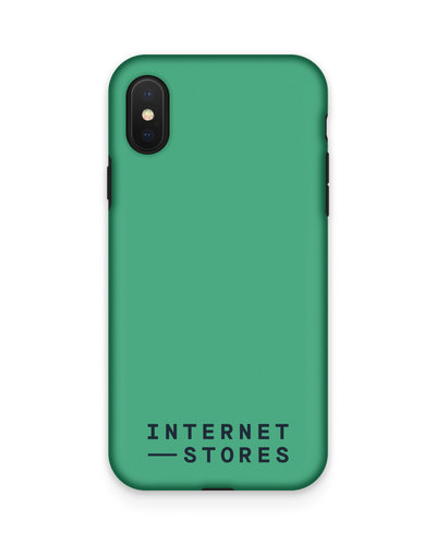 ISG Neon Green Premium Handyhülle Apple iPhone X, Apple iPhone XS