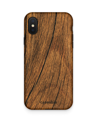 Wood Premium Handyhülle Apple iPhone X, Apple iPhone XS
