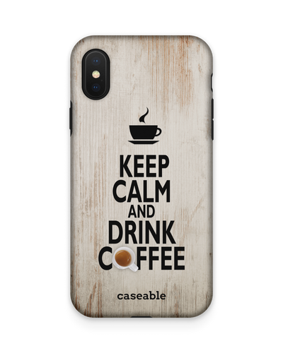 Drink Coffee Premium Handyhülle Apple iPhone X, Apple iPhone XS