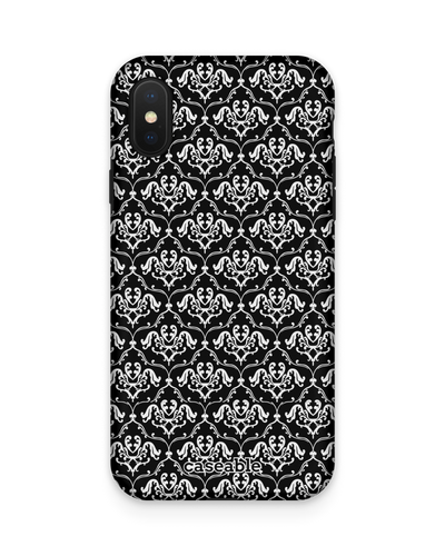 Black French Lillies Premium Handyhülle Apple iPhone X, Apple iPhone XS