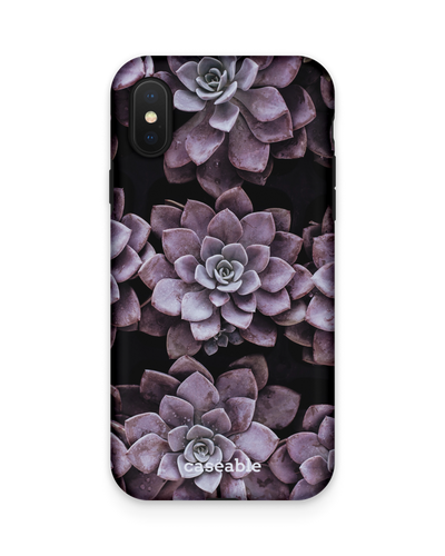 Purple Succulents Premium Handyhülle Apple iPhone X, Apple iPhone XS