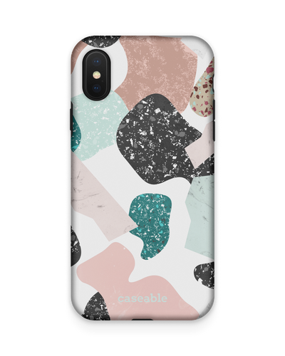 Scattered Shapes Premium Handyhülle Apple iPhone X, Apple iPhone XS