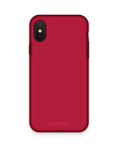 RED Premium Handyhülle Apple iPhone X, Apple iPhone XS