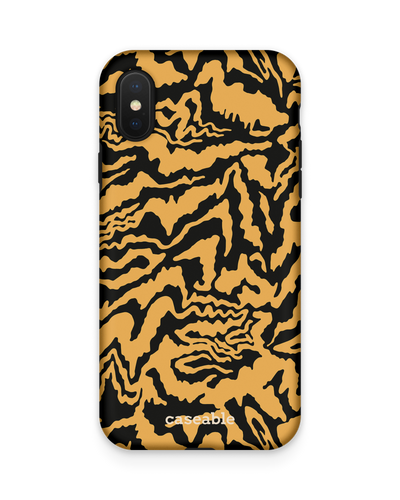 Warped Tiger Stripes Premium Handyhülle Apple iPhone X, Apple iPhone XS