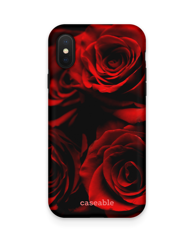 Red Roses Premium Handyhülle Apple iPhone X, Apple iPhone XS