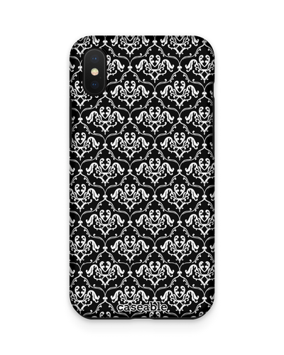 Black French Lillies Premium Handyhülle Apple iPhone XS Max