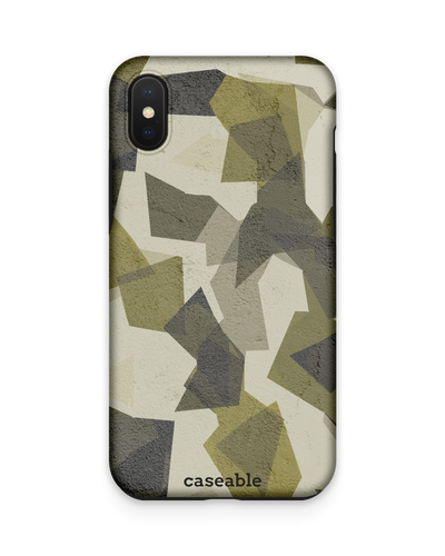 Geometric Camo Green Premium Handyhülle Apple iPhone XS Max