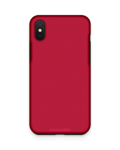 RED Premium Handyhülle Apple iPhone XS Max