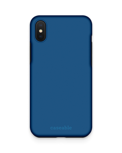CLASSIC BLUE Premium Handyhülle Apple iPhone XS Max