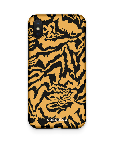 Warped Tiger Stripes Premium Handyhülle Apple iPhone XS Max