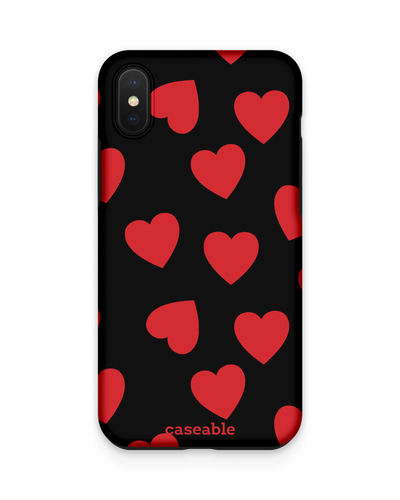Repeating Hearts Premium Handyhülle Apple iPhone XS Max