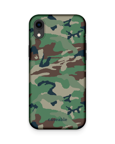 Green and Brown Camo Premium Handyhülle Apple iPhone XR