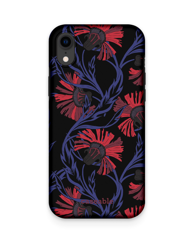 Midnight Floral Premium Handyhülle Apple iPhone XR