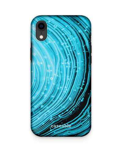 Turquoise Ripples Premium Handyhülle Apple iPhone XR