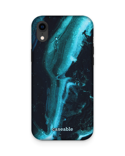 Deep Turquoise Sparkle Premium Handyhülle Apple iPhone XR
