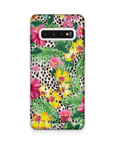 Tropical Cheetah Premium Handyhülle Samsung Galaxy S10