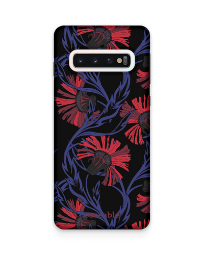 Midnight Floral Premium Handyhülle Samsung Galaxy S10