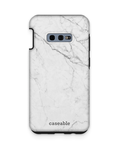 White Marble Premium Handyhülle Samsung Galaxy S10e