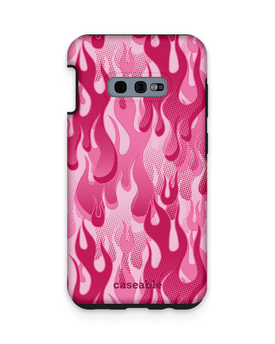 Pink Flames Premium Handyhülle Samsung Galaxy S10e