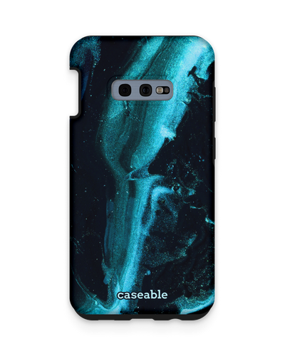 Deep Turquoise Sparkle Premium Handyhülle Samsung Galaxy S10e