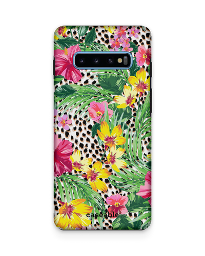 Tropical Cheetah Premium Handyhülle Samsung Galaxy S10 Plus