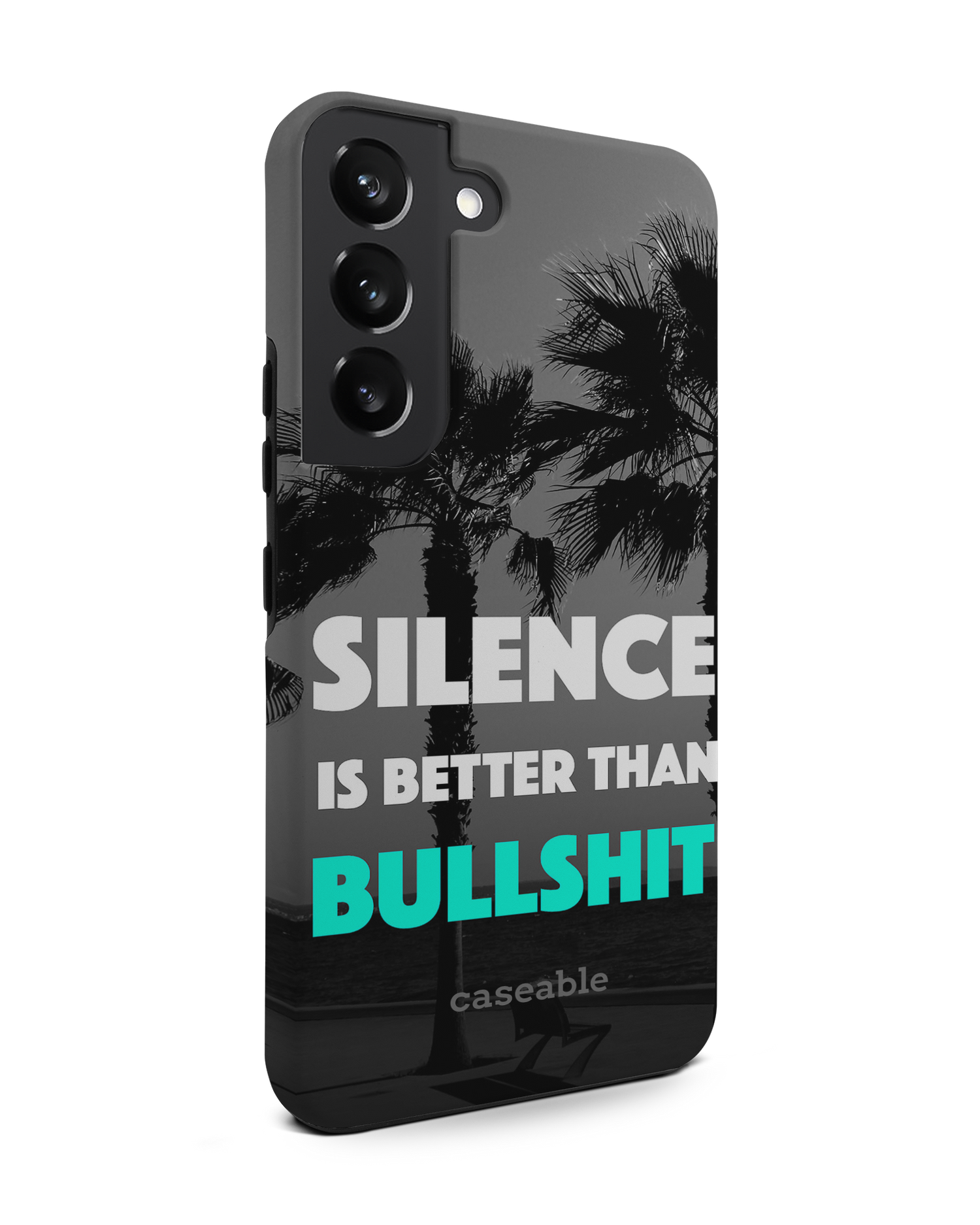Silence is Better Premium Handyhülle Samsung Galaxy S22 5G