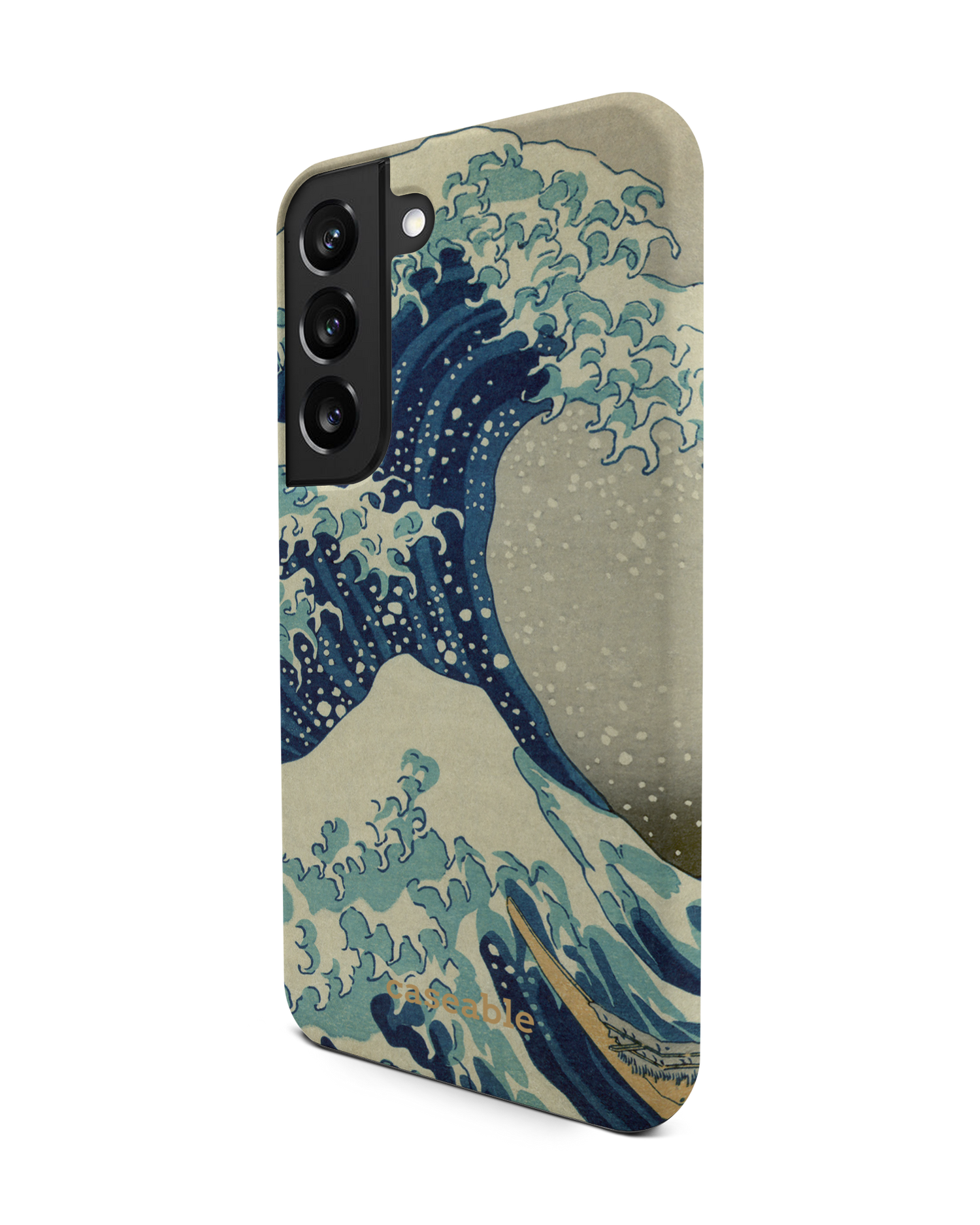 Great Wave Off Kanagawa By Hokusai Premium Handyhülle Samsung Galaxy S22 5G: Seitenansicht rechts