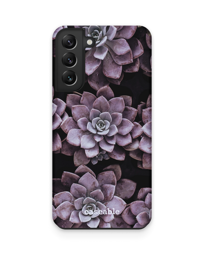 Purple Succulents Premium Handyhülle Samsung Galaxy S22 5G