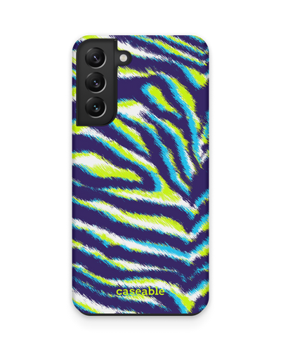 Neon Zebra Premium Handyhülle Samsung Galaxy S22 5G