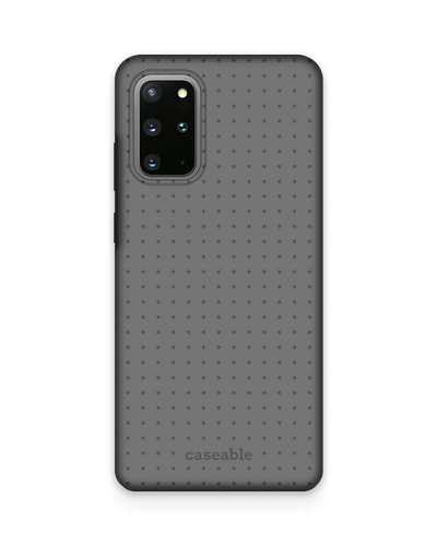 Dot Grid Grey Premium Handyhülle Samsung Galaxy S20 Plus