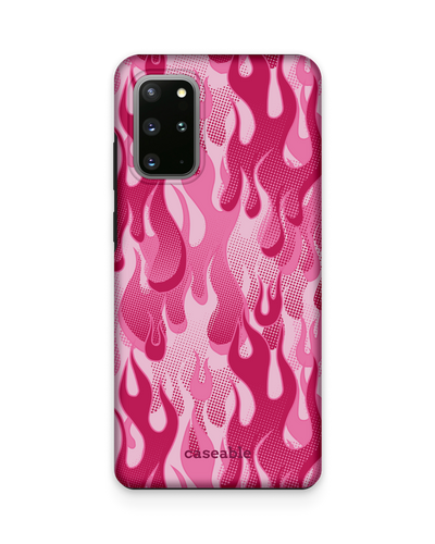 Pink Flames Premium Handyhülle Samsung Galaxy S20 Plus