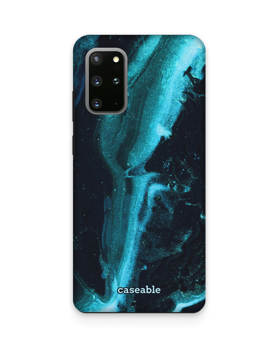 Deep Turquoise Sparkle Premium Handyhülle Samsung Galaxy S20 Plus