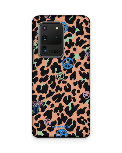Leopard Peace Palms Premium Handyhülle Samsung Galaxy S20 Ultra