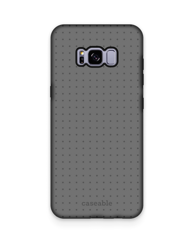 Dot Grid Grey Premium Handyhülle Samsung Galaxy S8 Plus