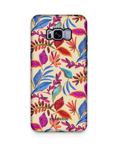 Painterly Spring Leaves Premium Handyhülle Samsung Galaxy S8 Plus