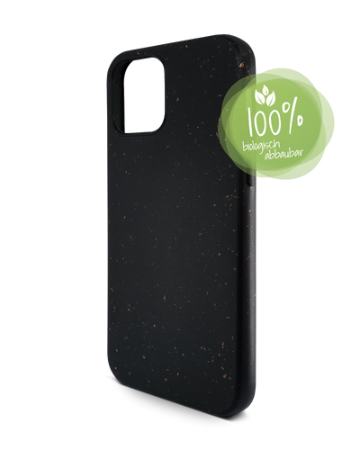 Schwarze Nachhaltige Handyhülle für Apple iPhone 12, Apple iPhone 12 Pro: 100% Biologisch Abbaubar
