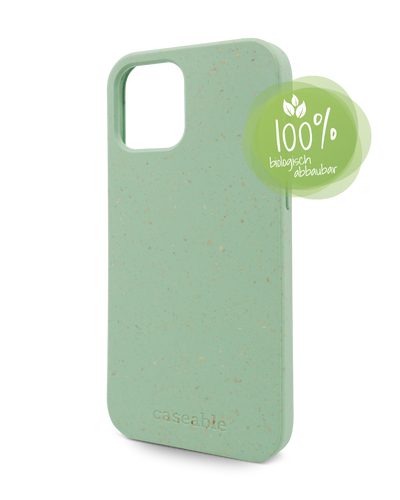 Hellgrüne Nachhaltige Handyhülle für Apple iPhone 12, Apple iPhone 12 Pro: 100% Biologisch Abbaubar