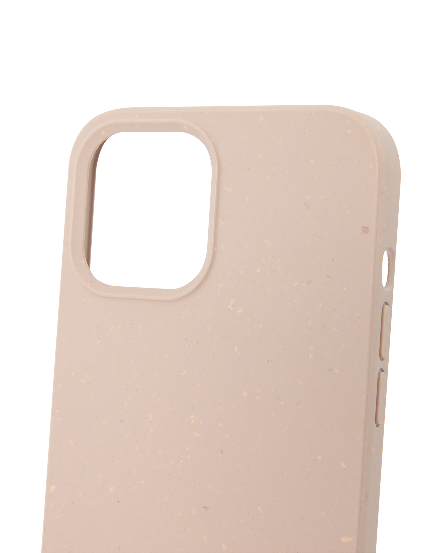 Sandfarbene Nachhaltige Handyhülle für Apple iPhone 12 Pro Max: Details Außen