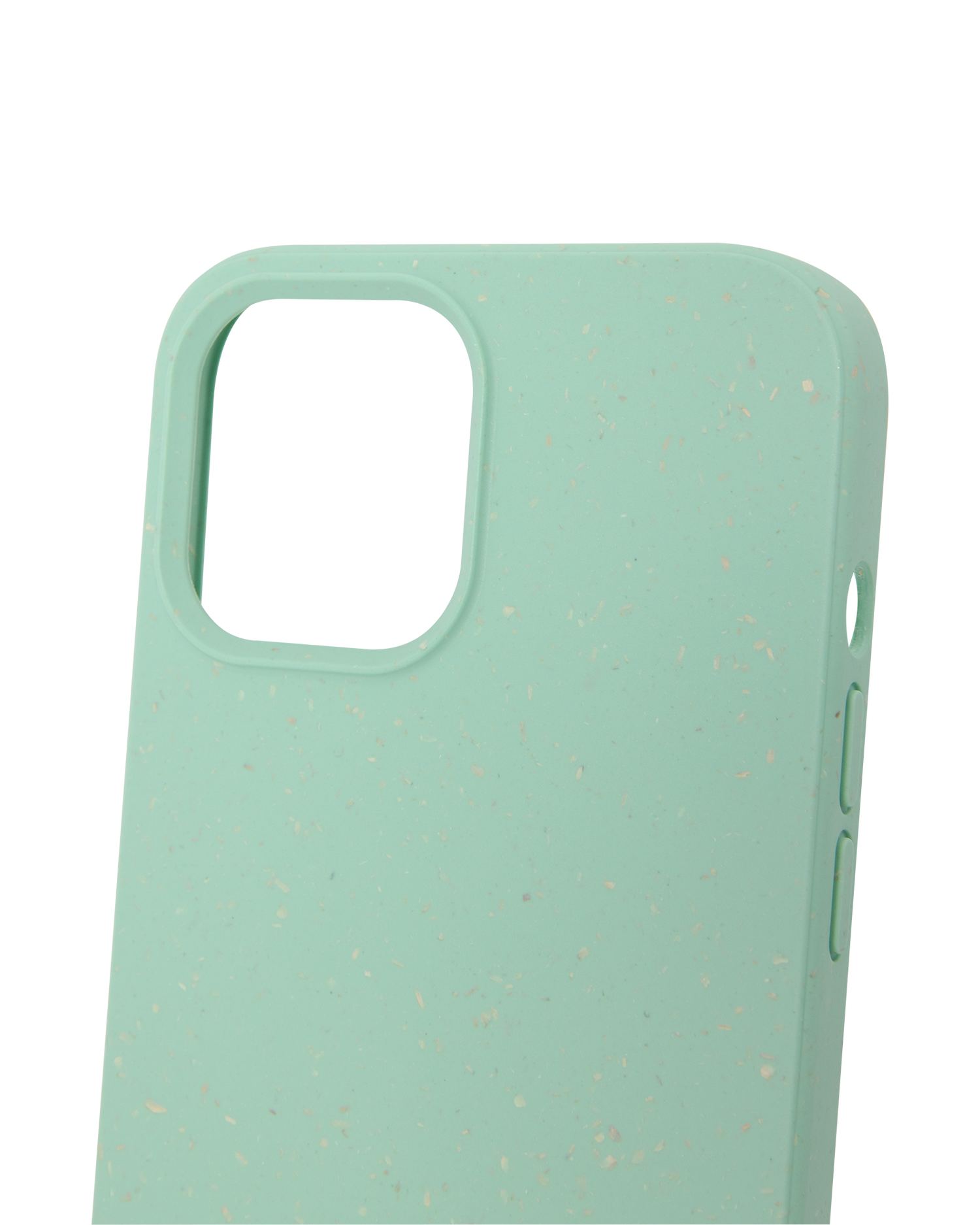 Hellgrüne Nachhaltige Handyhülle für Apple iPhone 12 Pro Max: Details Außen